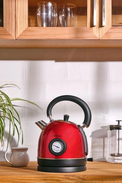 Emsan Turtle Kettle Kırmızı