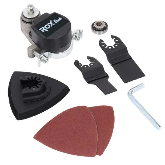 Rox Wood 0191 Taşlama Motorları İçin Çok Amaçlı Salınım Alet Adaptörü - 3