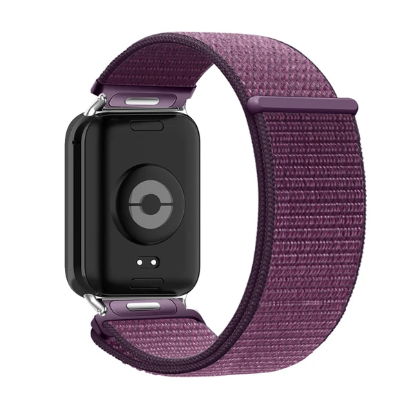 Xiaomi Mi Band 8 Pro/9 Pro Uyumlu Elastik Naylon Spor Kordon - Mor
