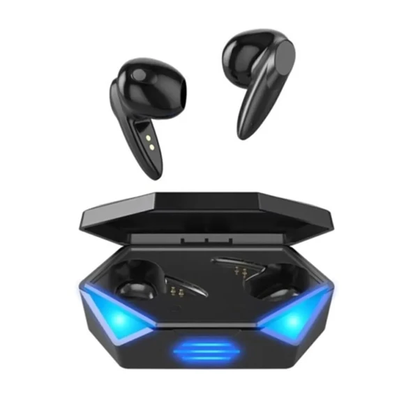 G20 Profesyonel Kablosuz RGB Işıklı Oyuncu Kulaklığı Bluetooth 5.3 Kulakiçi Beyaz Renk Çift Mikrofonlu Su ve Toz Geçirmez Özel LED Işıklı Tasarım