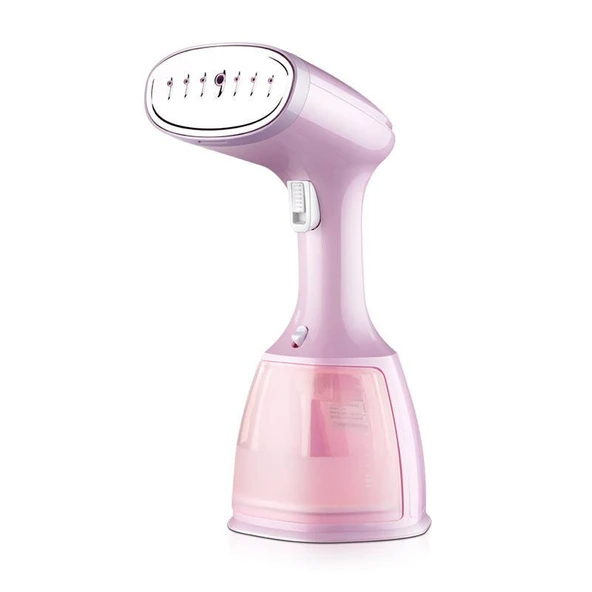 El Tipi Kumaş Ütüsü - 1500W - Hızlı Isınma - Pembe, Avrupa Fişi