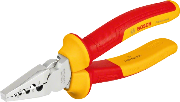 BOSCH VDE 1000 Volt İzoleli Kablo Pabucu Sıkma Pensesi 180 mm (1600A02NE6) - 6