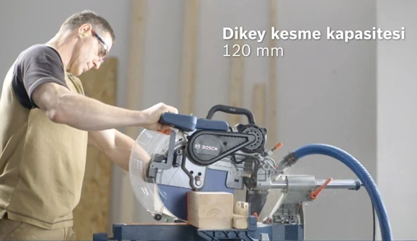 BOSCH GCM 12 SDE Kızaklı Gönye Kesme Makinası - 11