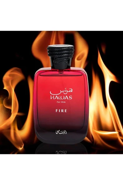 Rasasi Hawas Fire EDP 100ml Erkek Parfümü - 4