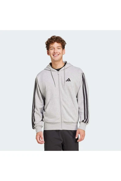 ADİDAS ERKEK KAPÜŞONLU SWEATSHİRT M 3S FT FZ HD JE6338