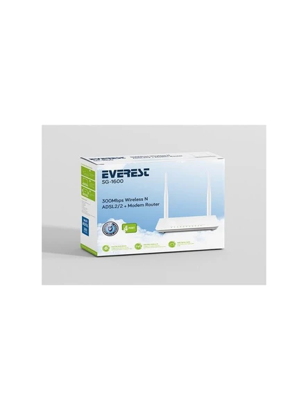 Everest SG-1600 4 Port 300 Mbps ADSL Modem - Teşhir