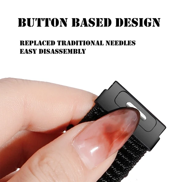 Xiaomi Mi Band 8 Pro/9 Pro Uyumlu Elastik Naylon Spor Kordon - Mor - 5