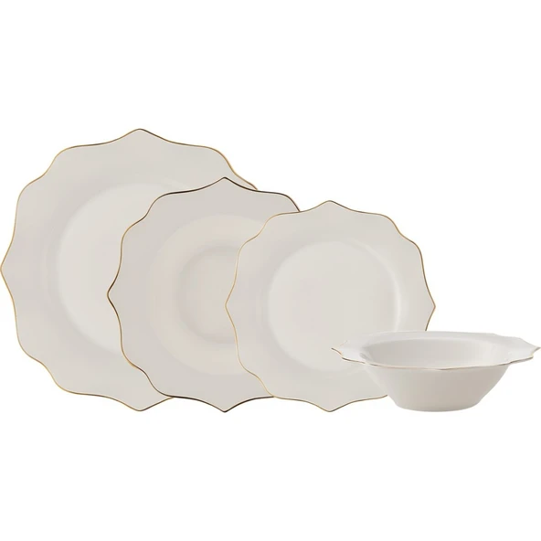 Karaca Kate 24 Parça 6 Kişilik Porselen Yemek Takımı - 2