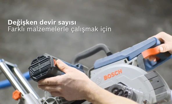 BOSCH GCM 12 SDE Kızaklı Gönye Kesme Makinası - 3
