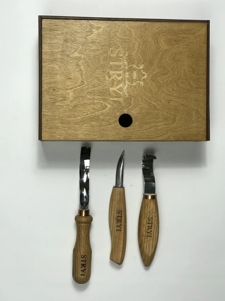 STRYI 503002 Ahşap Kuksa Oyma Seti - 4