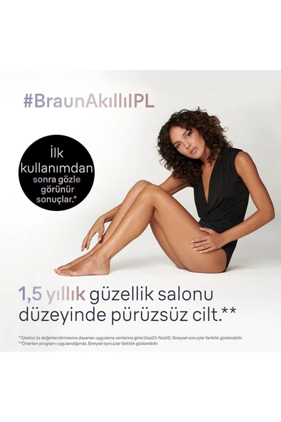 Braun- IPL Skin i·expert, Evde Tüy Alma, Ücretsiz Uygulama, Çanta, Gillette Venus, 3 Başlık, PL7253 - 2