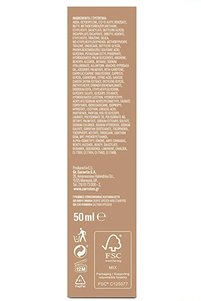 Carroten CC SPF 50 Renkli Yüz Güneş Kremi – Yüksek Koruma ve Cilt Tonu Eşitleyici, 50 ml - 3
