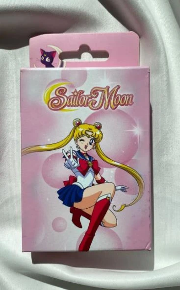 İskambil Kağıdı Anime Sailor Moon Poker Oyun Kartı 54 Adet İskambil Destesi - 6