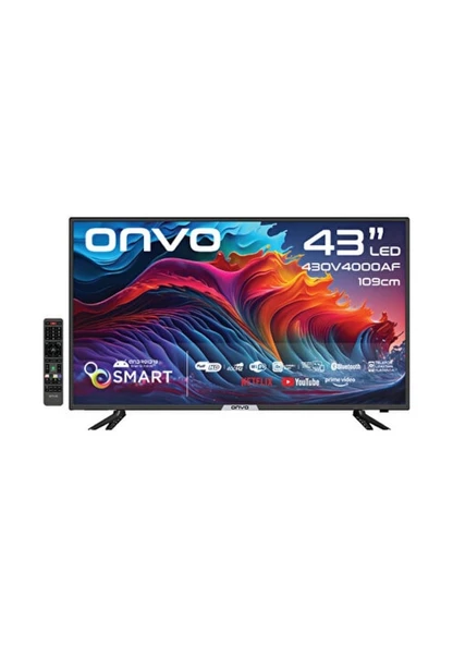 Onvo 43OV4000AF Full HD 43'' 109 Ekran Uydu Alıcılı Android Smart LED TV