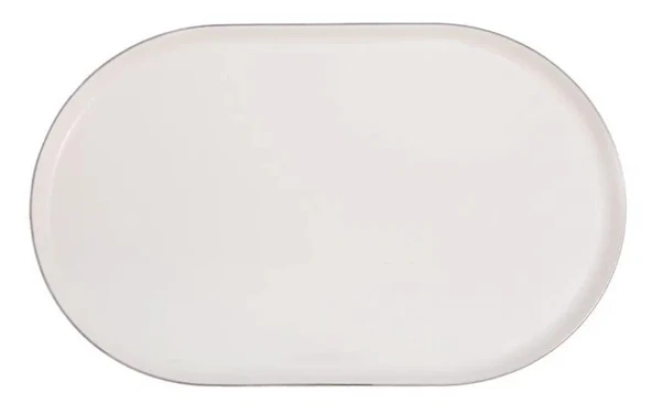 Porland Chopin Platin 32cm Oval Kayık Tabak
