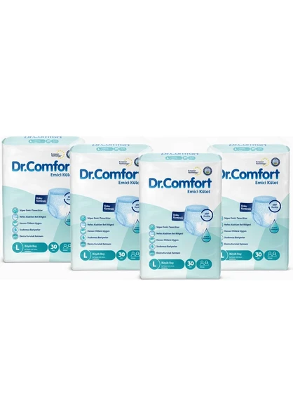 Dr.Comfort Yetişkin Emici Külot Large 30'Lu 4 Paket 120 Adet ürün görseli