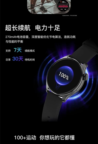 1.43 inç AMOLED Ekranlı Bluetooth Çağrı Destekli Akıllı Bileklik - KL-SH-08 - 10