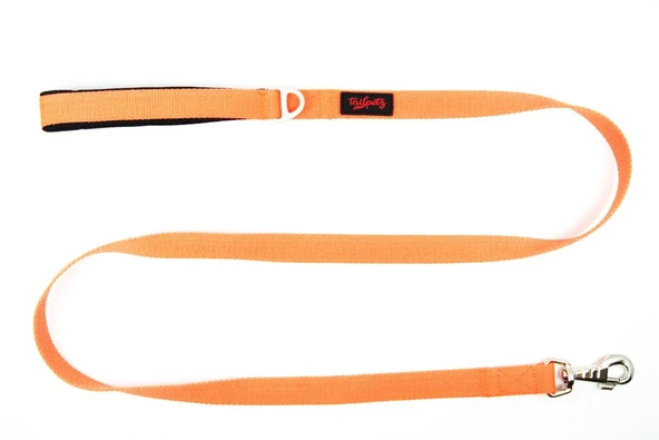 Tailpetz Neon Orange Köpek Gezdirme Kayışı 120 cm x 2 cm