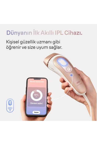 Braun- IPL Skin i·expert, Evde Tüy Alma, Ücretsiz Uygulama, Çanta, Gillette Venus, 3 Başlık, PL7253 - 3