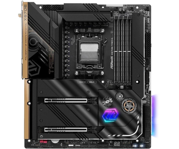 Asrock X670E Taichi Wi-Fi 7800mhz(OC) RGB M.2 AM5 E-ATX DDR5 Anakart