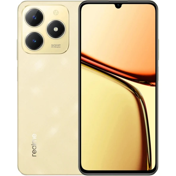 Realme C61 8/128 GB Parlak Altın Cep Telefonu (Realme Türkiye Garantili)