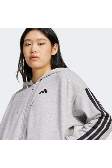 ADİDAS KADIN KAPÜŞONLU SWEATSHIRT W 3S FT FZ HD JE0055 - 5