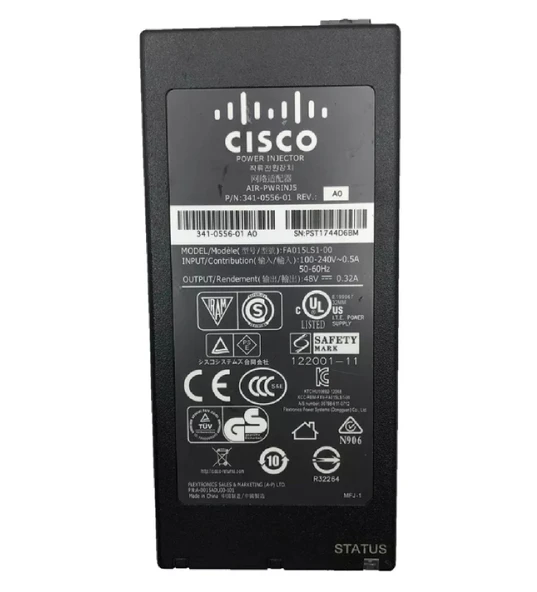Cisco AIR-PWRINJ5 FA015LS1-00 341-0556-01 POE Power Injector - 4