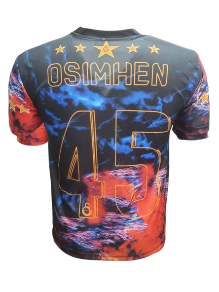 Victor Osimhen V01597 Çocuk Özel Baskılı Resimli Forması - 2