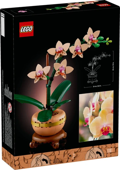 LEGO Botanicals Mini Orkide 10343 - 18+ Çiçek Model Yapım Seti (274 Parça) - 4
