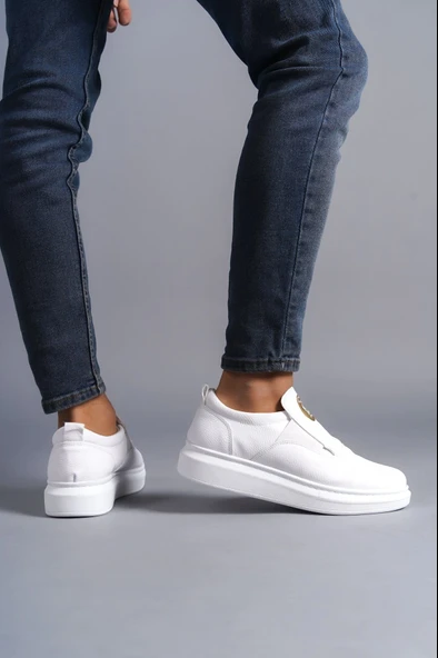 Bağcıksız Cilt Erkek Günlük Sneaker Ayakkabı - 3