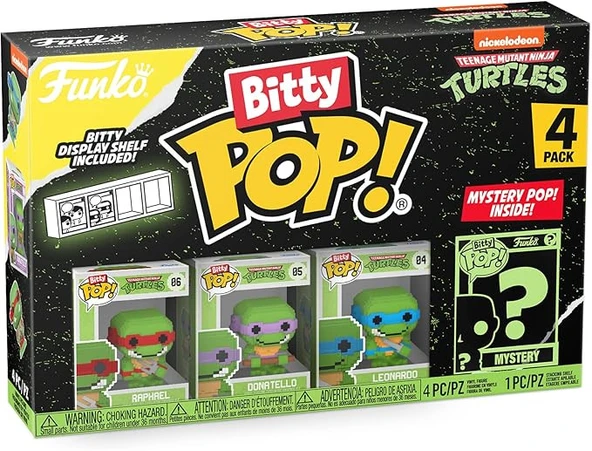 Funko Bitty Pop Ninja Turtles - Kaplumbağalar