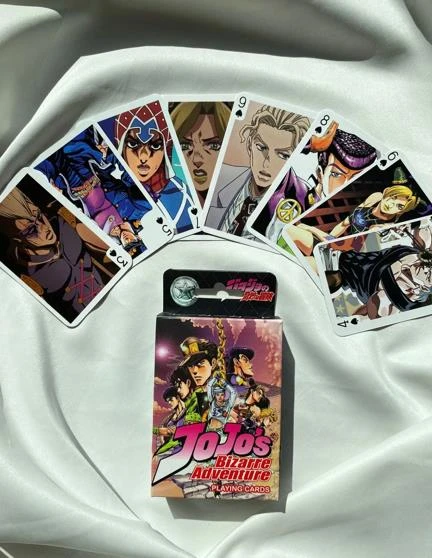 İskambil Kağıdı Jojo's Bizarre Adventure Poker Oyun Kartı 54 Adet İskambil Destesi - 2
