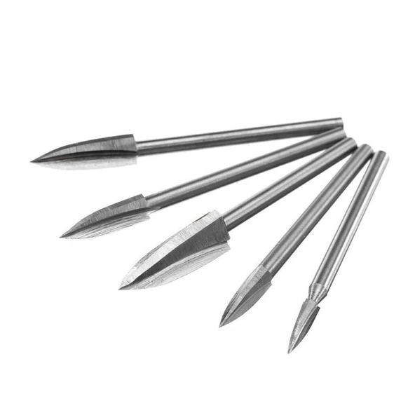 Rox Wood 0063 Gravür Ahşap Oyma Seti Dremel Uyumlu 5 Parça - Resim 2