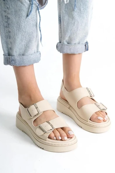 Papuçcity Fncy 03175 Ortopedik Kadın Günlük Sandalet