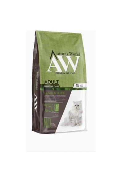 Sensitive Care Kuzu Etli Pirinçli Yetişkin Kedi Maması 15 Kg