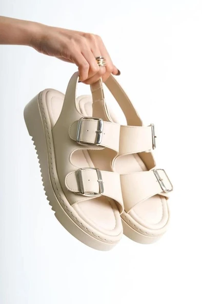 Papuçcity Fncy 03175 Ortopedik Kadın Günlük Sandalet - 4