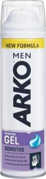 Arko Men Tıraş Jeli Sensitive Hassas Ciltler 200 ml 2 Adet