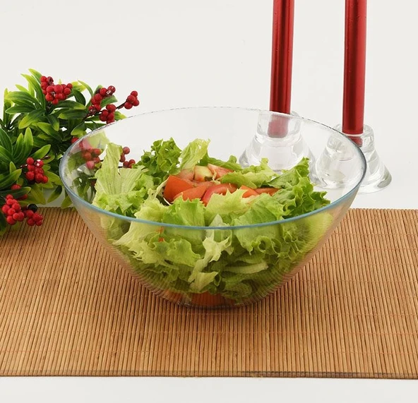 Paşabahçe iconic cam kase - çok amaçlı sunum salata servis karıştırma kasesi