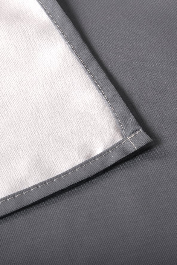 UYUYAN AYI VE BULUT  DESENLİ ÇOCUK ODASI ÇİFT KANAT FON PERDE - Resim 2