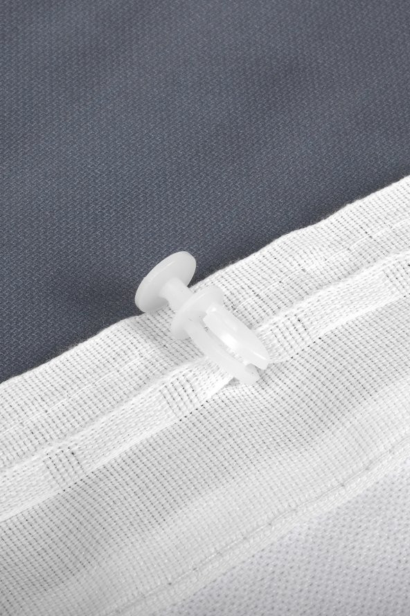 UYUYAN AYI VE BULUT  DESENLİ ÇOCUK ODASI ÇİFT KANAT FON PERDE - Resim 3