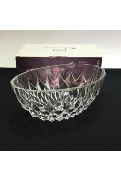 Paşabahçe lavinia cam kase - çok amaçlı sunum servis kasesi 24 cm.