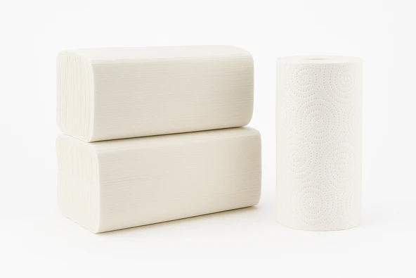 Neva Soft Z Katlama Kağıt Havlu 2 Katlı - 100X12 Paket %100 Selüloz Endüstriyel Kullanım - 3