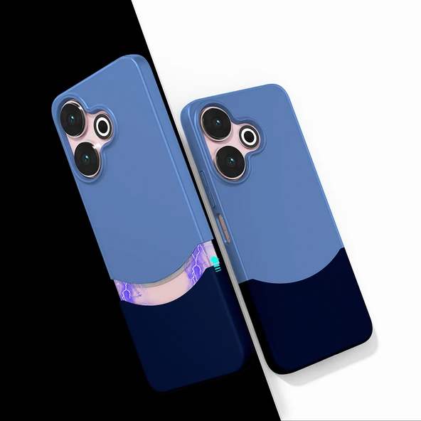 Xiaomi Redmi 13 4G Kılıf Mıknatıslı Duble Kapak ürün görseli 1