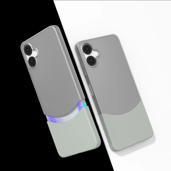 Samsung Galaxy A06 Kılıf Mıknatıslı Duble Kapak - 6