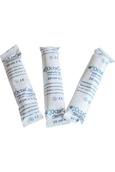 OCTACARE HİDROFİL SARGI BEZİ 10 CM X1,5 M