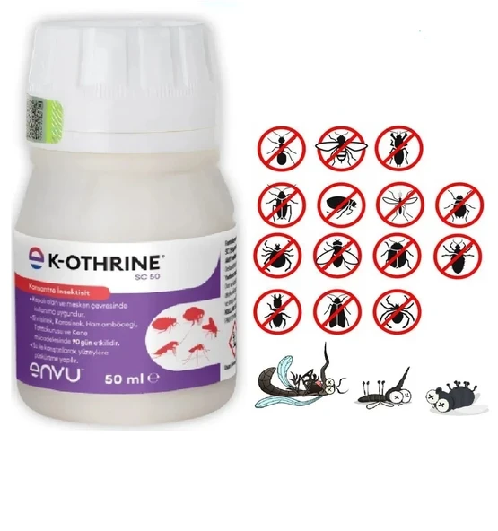 Bayer Envu k-othrine Sc50 ml Kokusuz, Karınca böcek Sinek Hamamböceği İlacı
