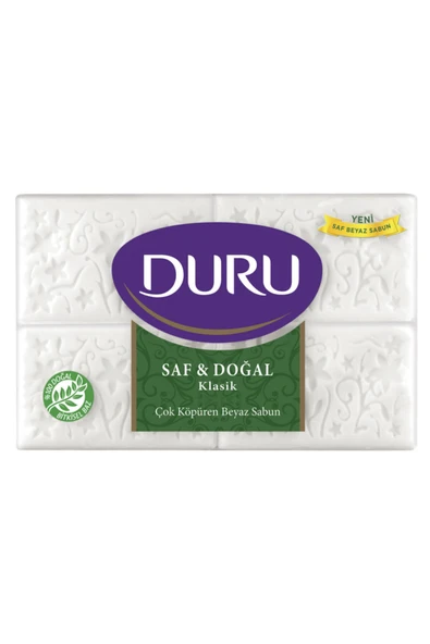 Saf Doğal Klasik Beyaz Kalıp Sabun 600 gr