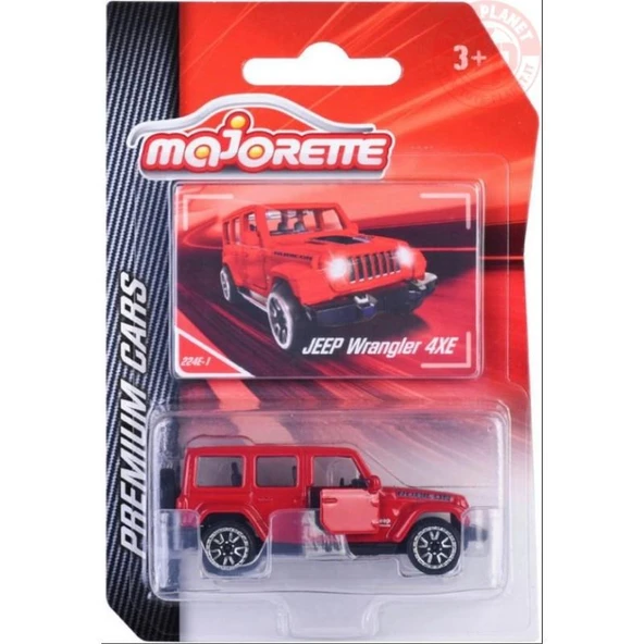 Majorette Cars Metal Diecast Premium JEEP WRANGLER 4XE - 4