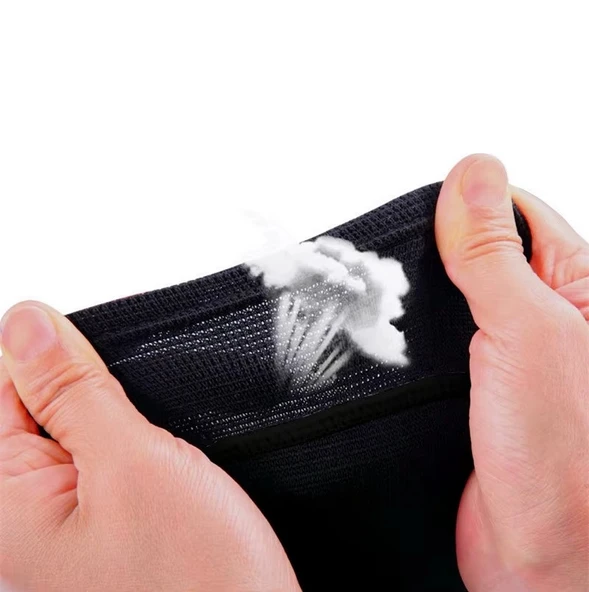 Siyah Dizlik Darbe Emici Sünger Voleybol Dizliği Tenis Bisiklet Dizliği - 2