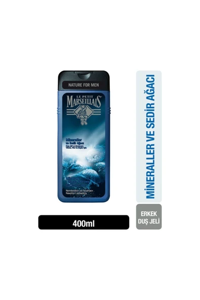 Duş Jeli Men Serisi Mineral Ve Sedir Ağacı 400ml